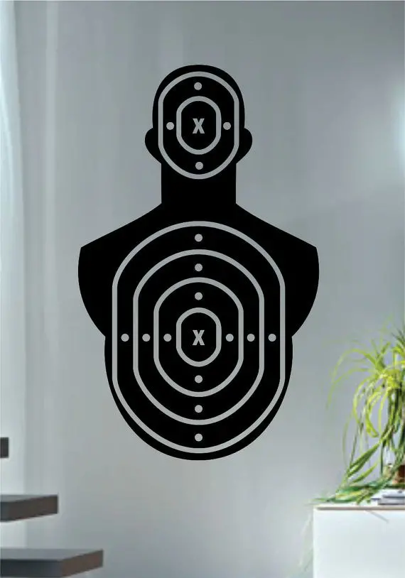 Target Shooting Range Version 2 Guns Decal Sticker Wall Vinyl Decor Art 1