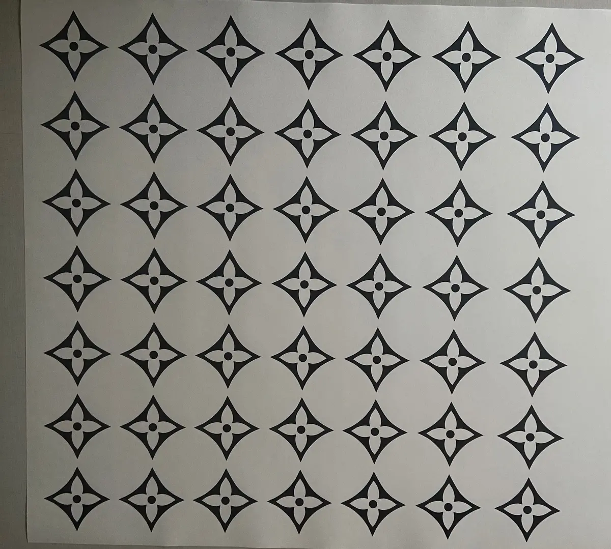 Louis Vuitton Logo Pattern Wall Decal Home Decor Bedroom Room Vinyl Sticker Art Quote Designer Brand Luxury Girls Cute Expensive Lv 4