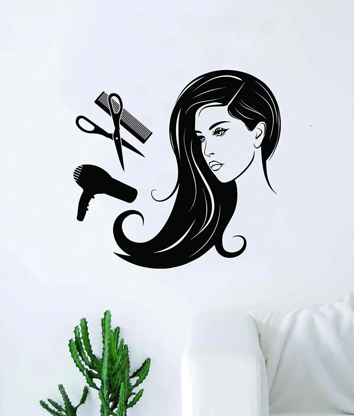 Beauty Salon V4 Decal Sticker Wall Vinyl Decor Art Eyebrows Make Up Mua Lashes Girls 1