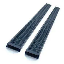Trailfx Side Step Running Board For Pickup Trucks - Fits 2009-14 Ford F-150 Supercrew (Titanium Black 6.5"X91") 2