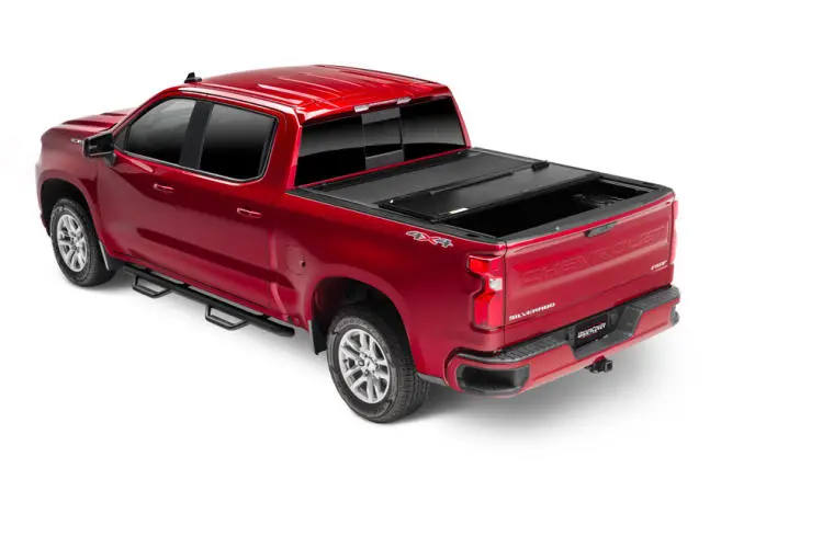 Undercover Armor Flex Hard Folding Tonneau Cover 8'2" Fits 2014-18 Silverado/Sierra 1500 (2019 Legacy/Limited)/2015-19 2500Hd/3500Hd 2