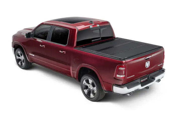 Undercover Armor Flex Hard Folding Tonneau Cover 5'7" Fits 2019-25 Ram 1500 (New Body Style) W/O Rambox & Multifunction Tailgate 1