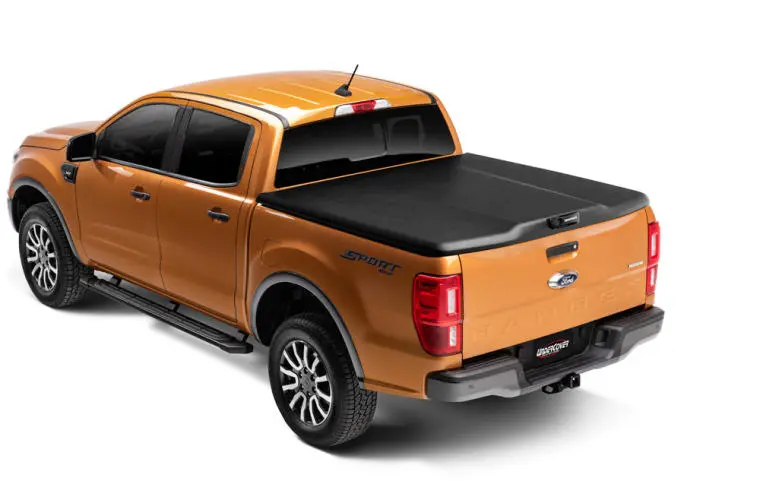 Undercover Elite Hard Tilt-Up Tonneau Cover 6' Fits 2019-23 Ford Ranger - Black Textured 1