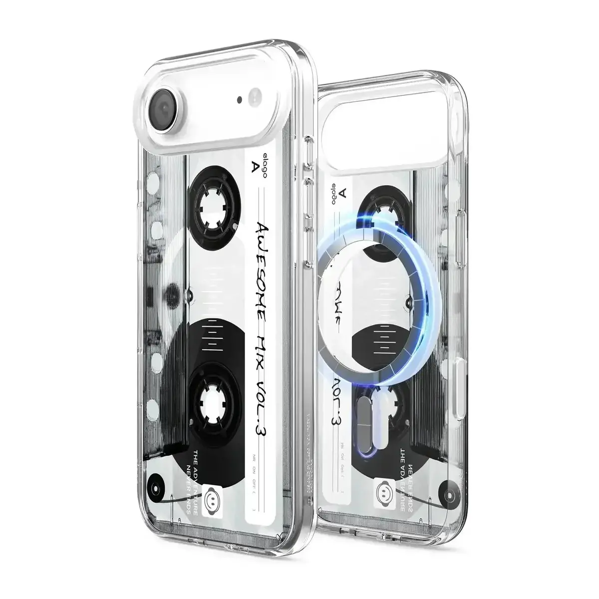 Elago – Cassette Tape 2 Monthly Magsafe Do Iphone 17 / Pro / Pro Max / Air - Przezroczyste Etui Do Iphone Kaseta 1