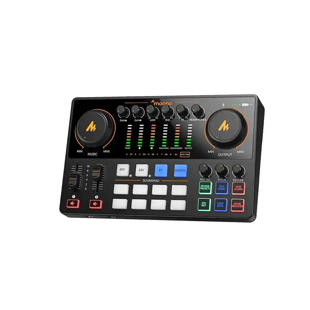 Maono - Maonocaster Ame2 Audio Interface & Podcast Equipment - Mixer Audio I Karta Dźwiękowa 2
