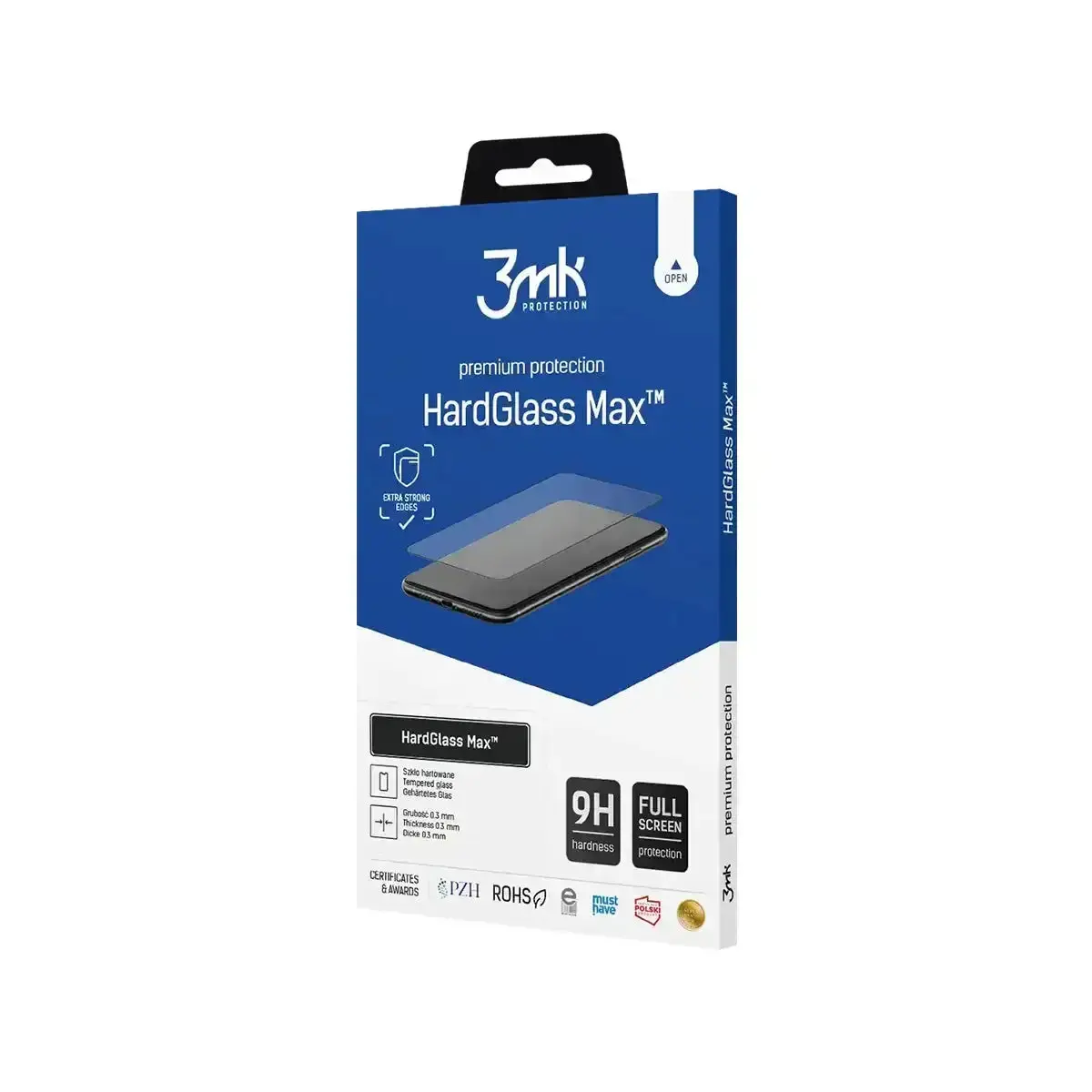 3Mk - Hardglass Max Reinforced Tempered Glass For Apple Iphone 17 Pro / Pro Max / Air - Wzmocnione Szkło Hartowane 1