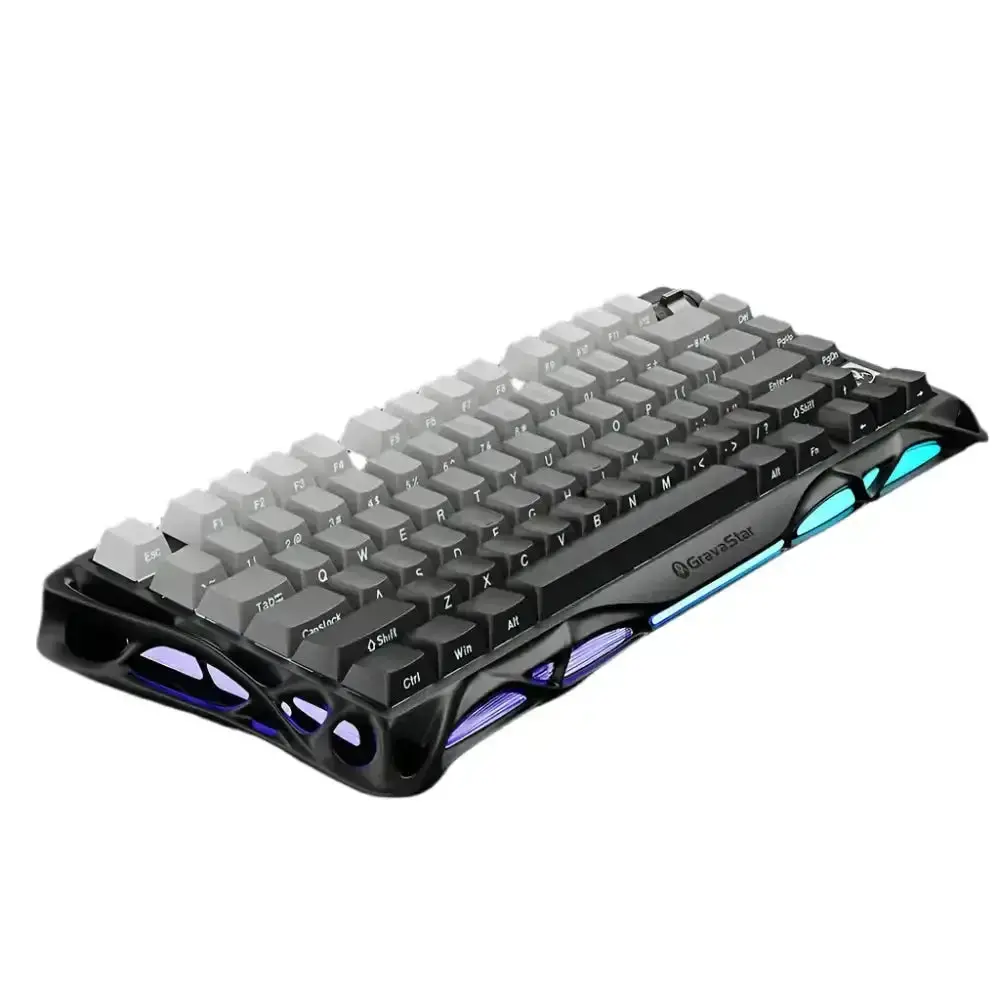 Gravastar - Mercury K1 Gradient Black Wireless Mechanical Keyboard - Bezprzewodowa Klawiatura Mechaniczna 1
