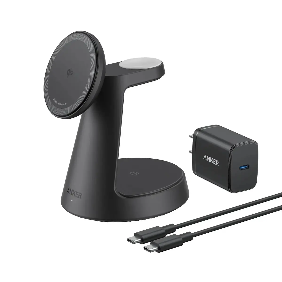 Anker - Maggo Wireless Charging Station (3-In-1, Dock Stand) 1