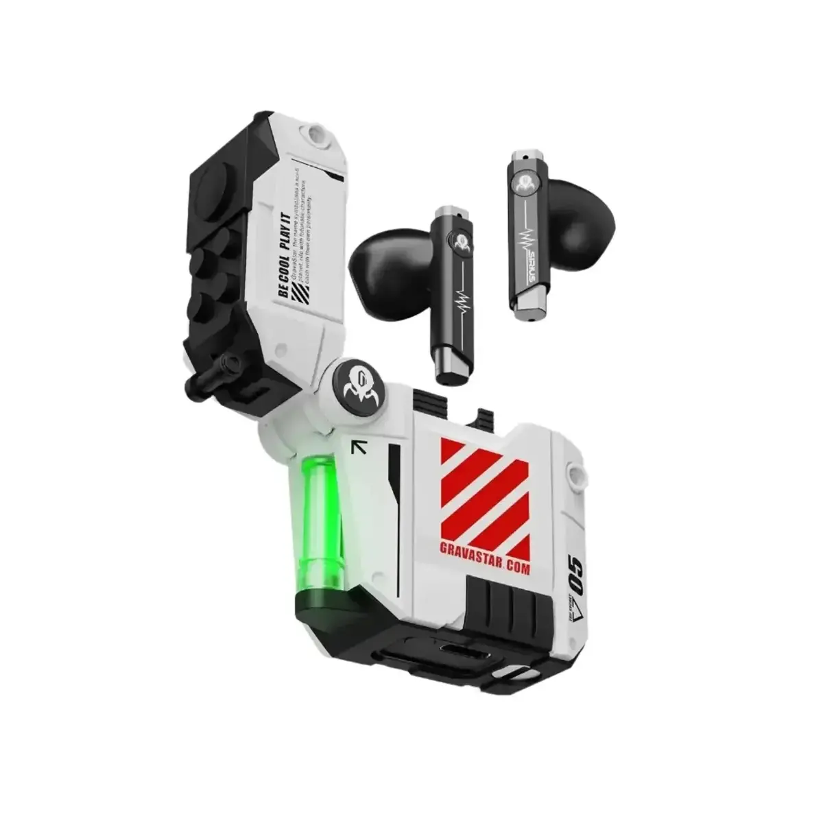 Gravastar - Sirius P5 Defense Mecha White Wireless Headphones - Słuchawki Bezprzewodowe 1