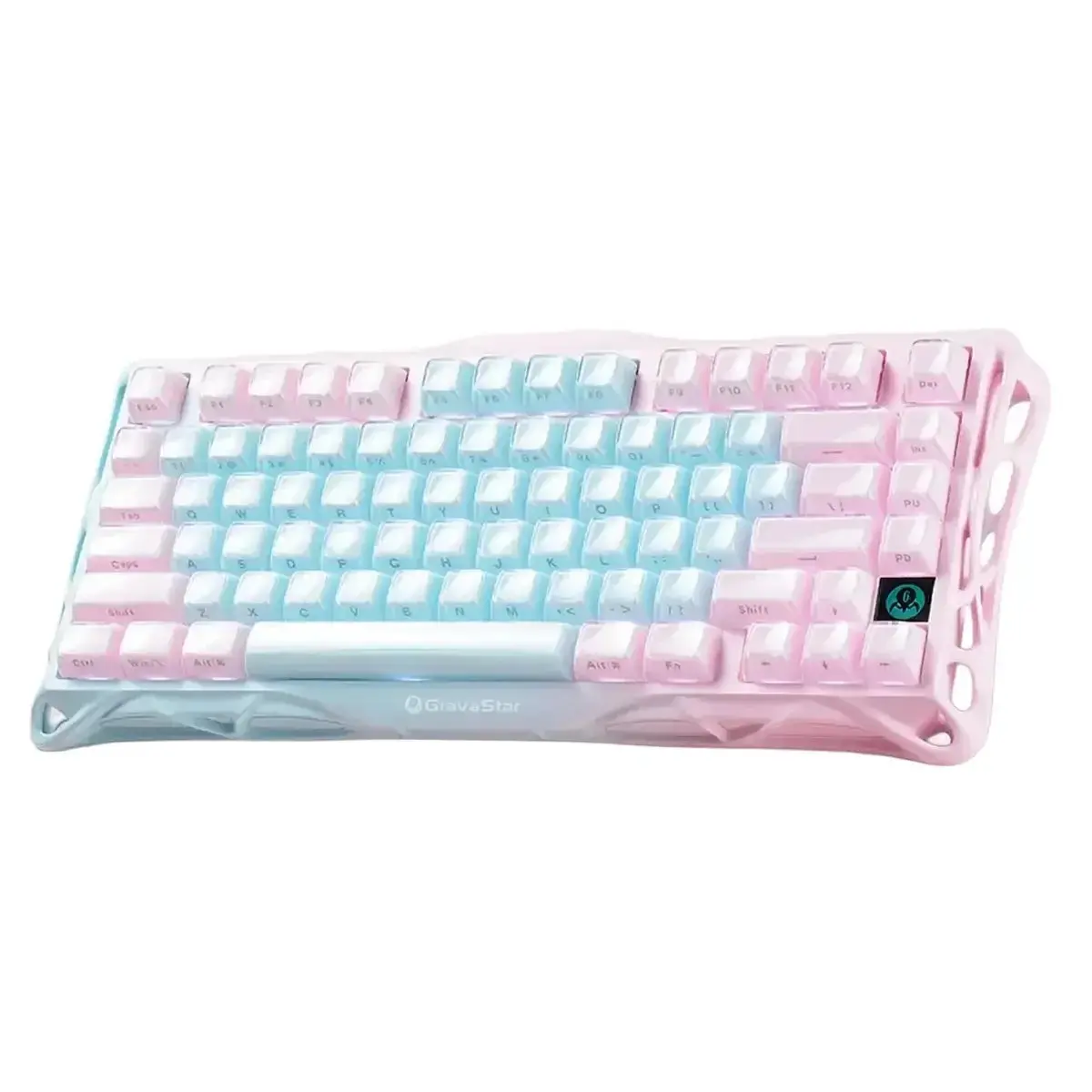 Gravastar - Mercury K1 Lite Special Edition Aurora Mist Wireless Mechanical Keyboard - Bezprzewodowa Klawiatura Mechaniczna 1