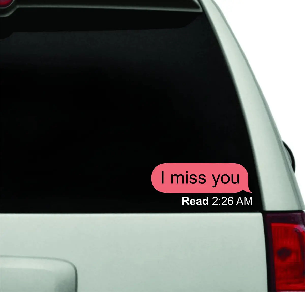 I Miss You Read 2:26 Am Wall Decal Car Truck Window Windshield Jdm Sticker Vinyl Lettering Quote Boy Girl Funny Sadboyz Sadgirlz Sad Love Heartbroken Text 1