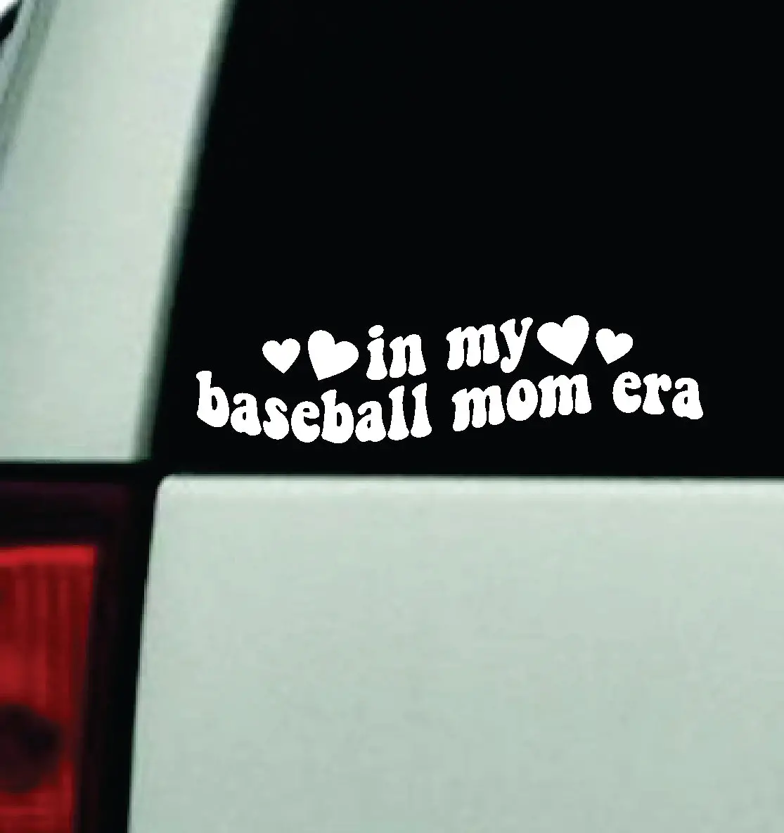 In My Baseball Mom Era Car Decal Truck Window Windshield Mirror Jdm Bumper Sticker Vinyl Quote Girls Trendy Milf Funny Groovy Sports 1