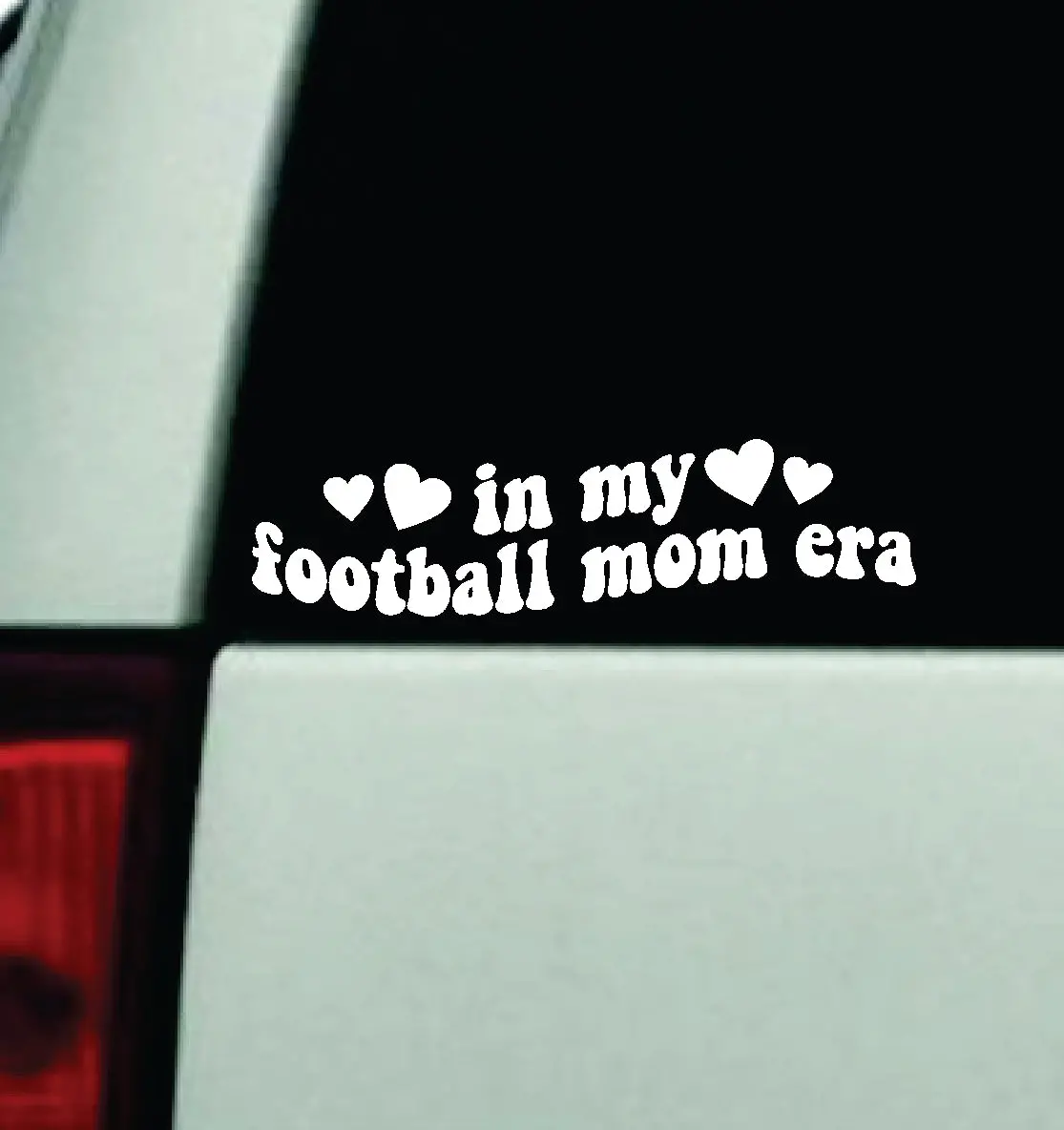 In My Football Mom Era Car Decal Truck Window Windshield Mirror Jdm Bumper Sticker Vinyl Quote Girls Trendy Milf Funny Groovy Sports 1