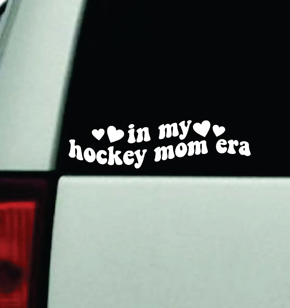 In My Hockey Mom Era Car Decal Truck Window Windshield Mirror Jdm Bumper Sticker Vinyl Quote Girls Trendy Milf Funny Groovy Sports 1