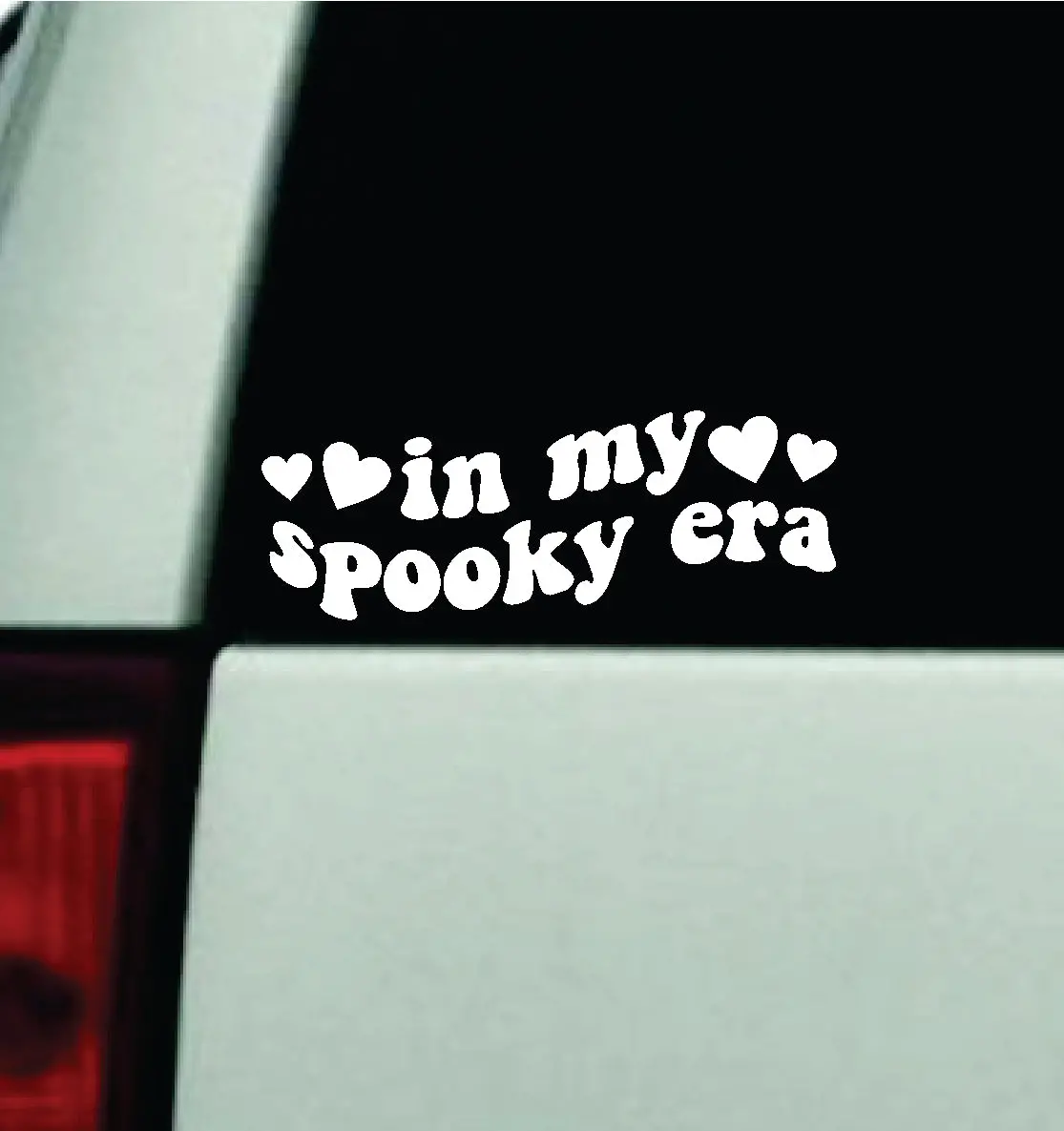 In My Spooky Era Car Decal Truck Window Windshield Mirror Jdm Bumper Sticker Vinyl Quote Girls Trendy Milf Funny Groovy Halloween Fall Holiday 1
