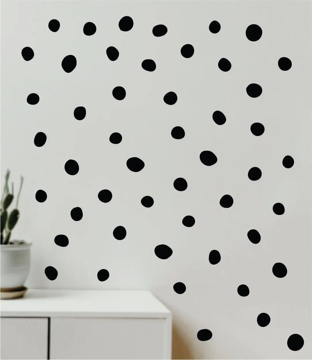 Irregular Circles Pattern Set Of 132 Wall Decal Home Decor Bedroom Room Quote Vinyl Sticker Teen School Baby Kids Nursery Playroom Boy Girl Love Cute 1