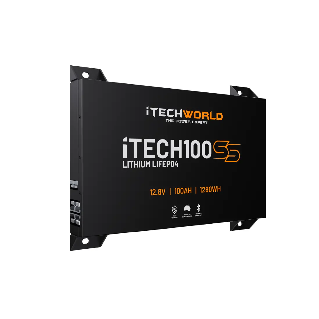 Itech100ss | Super Slim Deep Cycle Lithium Battery | With Bluetooth Lifepo4 100Ah 1