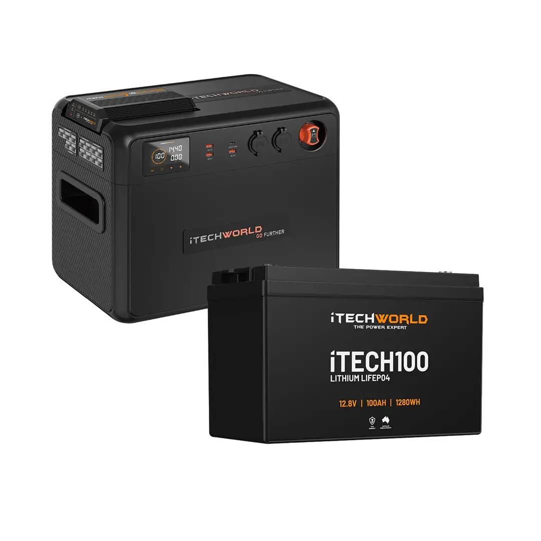 Itechworld | Premium Gofurther Dual Battery System | 100Ah Lithium Lifepo4 With 40A Dcdc Charger 1