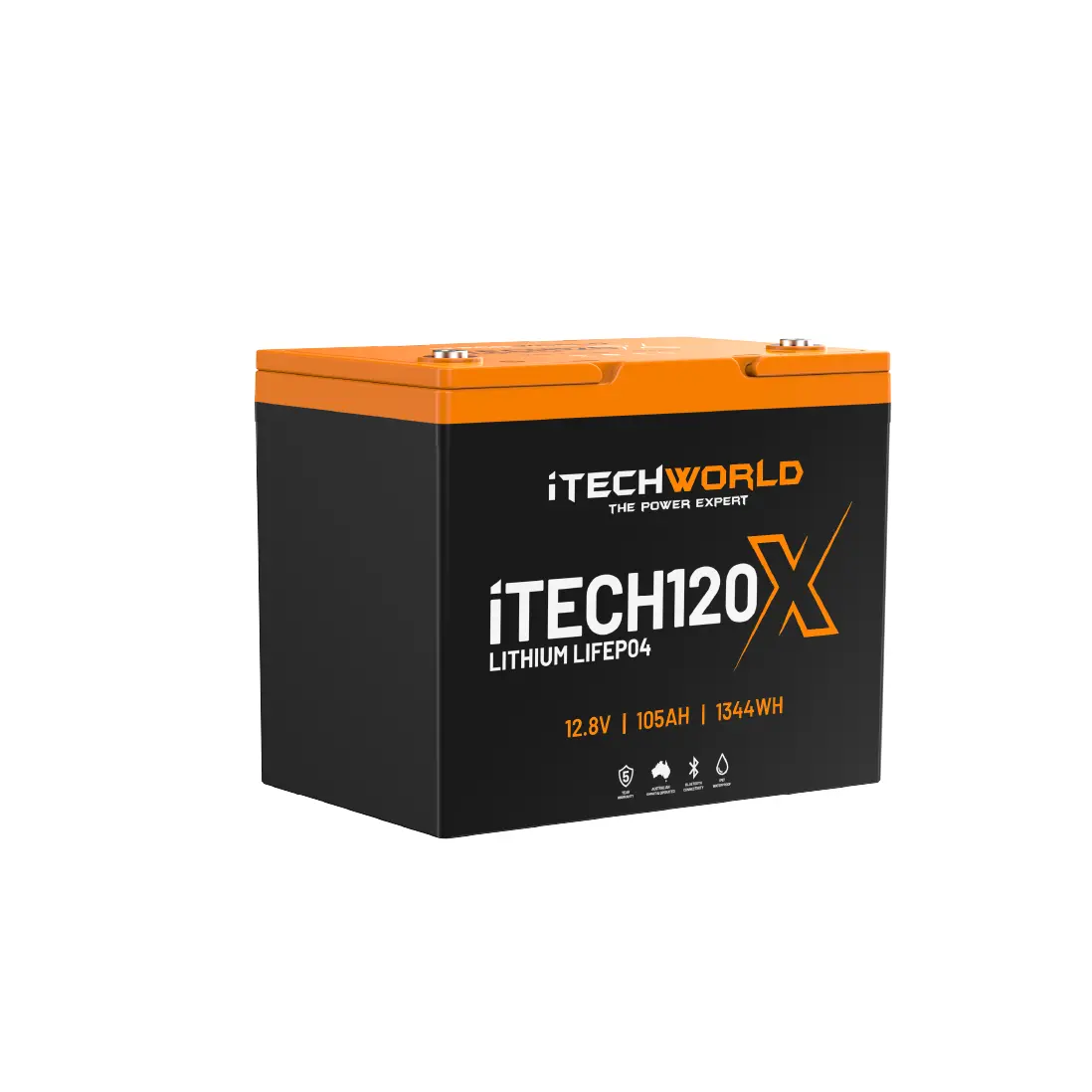 Itech120x | Deep Cycle Lithium Battery | With Bluetooth Lifepo4 105Ah 1