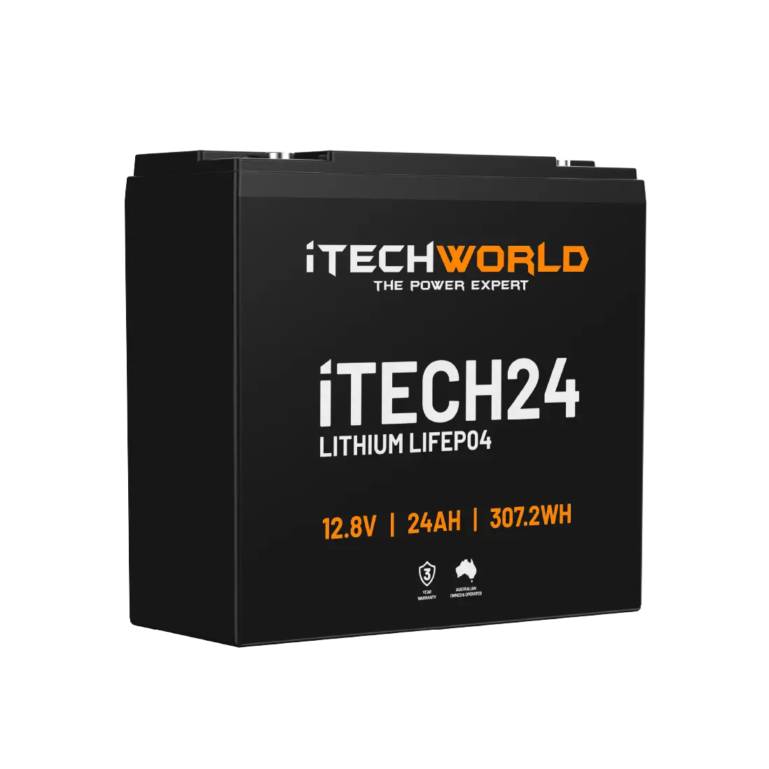Itech24 | Deep Cycle Lithium Battery | Lifepo4 24Ah 1