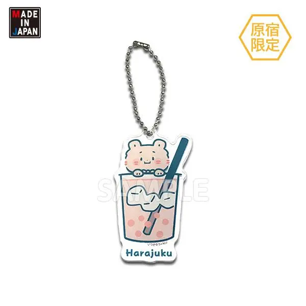 Itk529ak　★原宿限定★　ステッカー　アクキー　いつきゆう　くまちゃん　アクリルキーホルダー 1