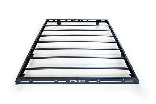 Dv8 Offroad Black Steel Roof Rack 300 Lb Capacity Bolt-On Gutter Rail Mount 1