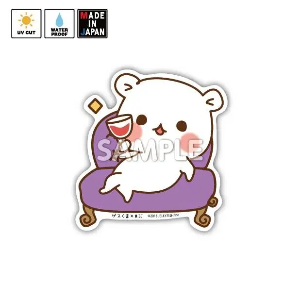Jelly002　ステッカー　ゲスくま　毒舌あざらし　ジェリーフィッシュ 1
