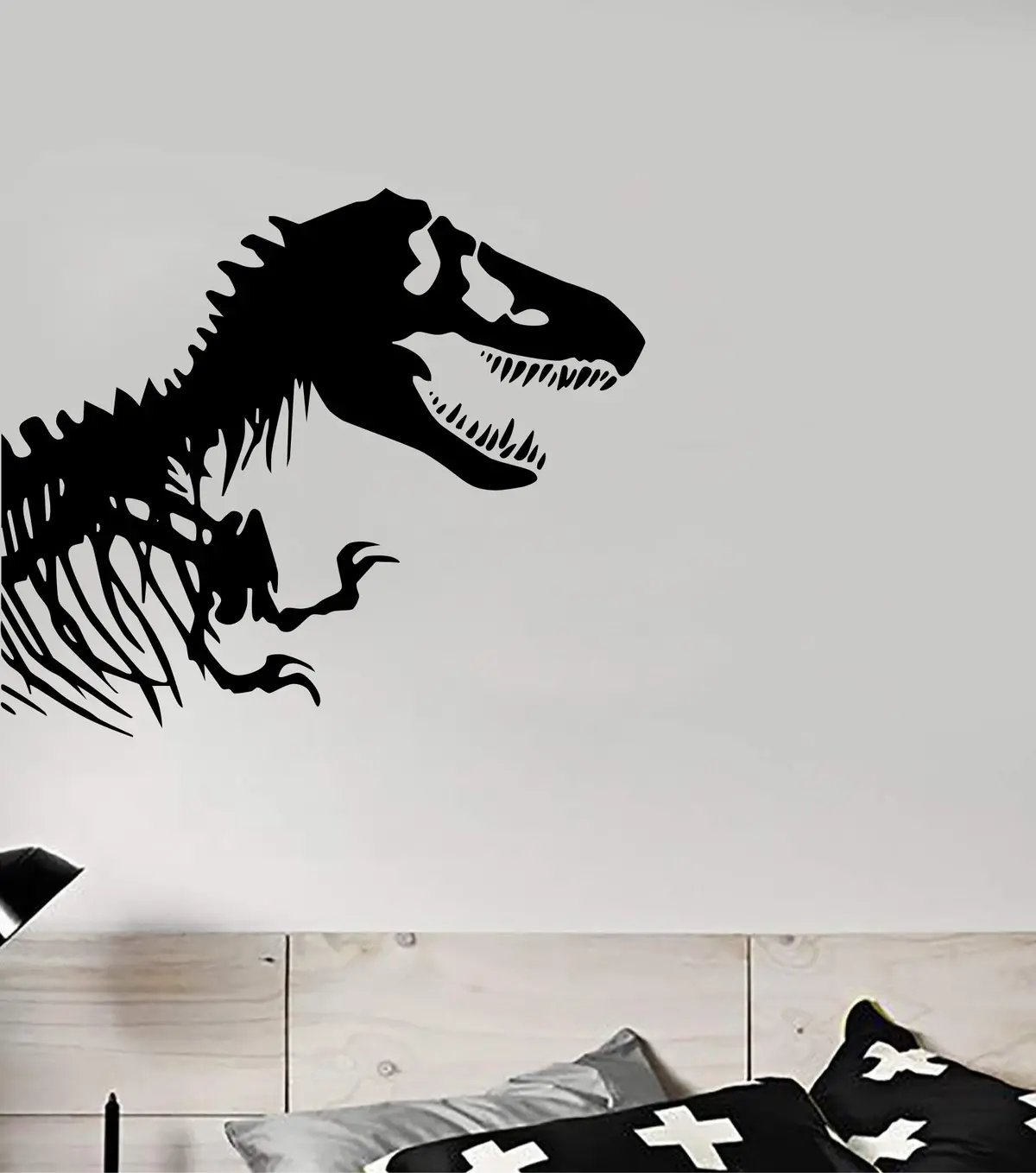 Jurassic Park Tyrannosaurus Rex Trex Dinosaur Wall Decal Sticker Vinyl Art Bedroom Living Decor Teen Boy Girl Nursery Museum Dino Movies 1
