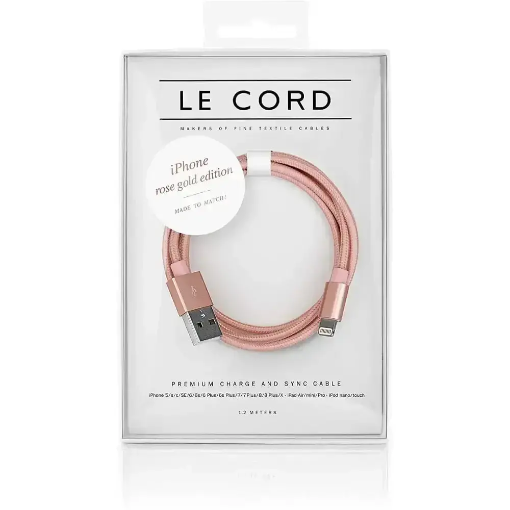 Le Cord - Pleciony Kabel Usb - Lightning 1.2M 3
