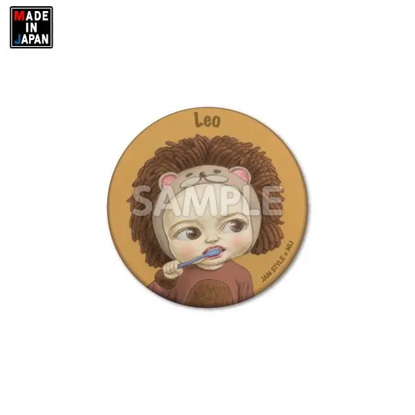 Kan32jam015　缶バッジ32mm　Jam Style　12星座　しし座 1