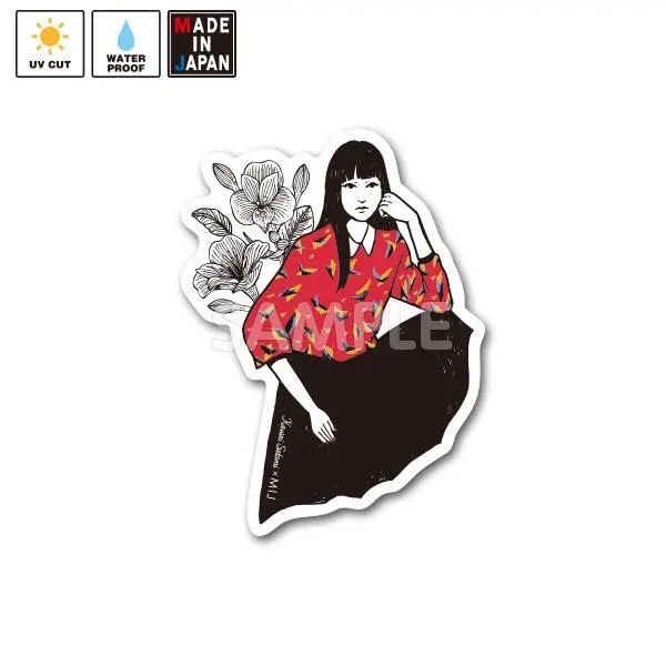 Kawai017　ステッカー　Kawai Satomi 1
