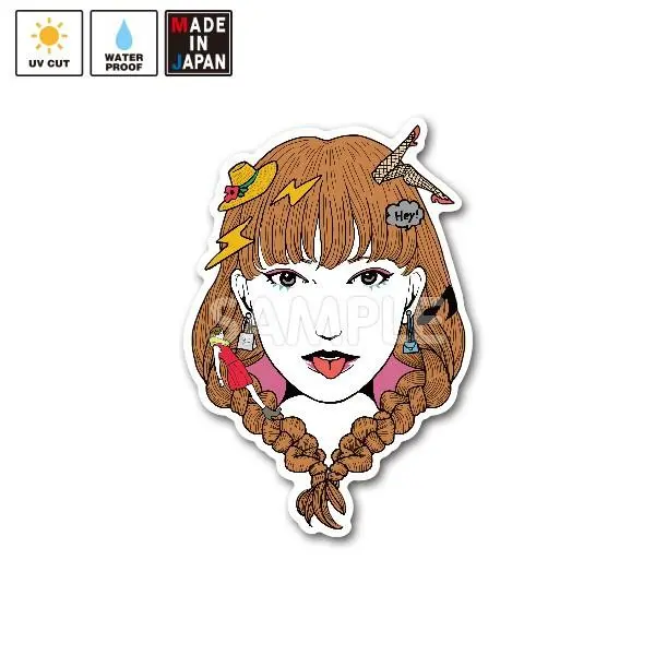 Kawai021 ステッカー Kawai Satomi 1