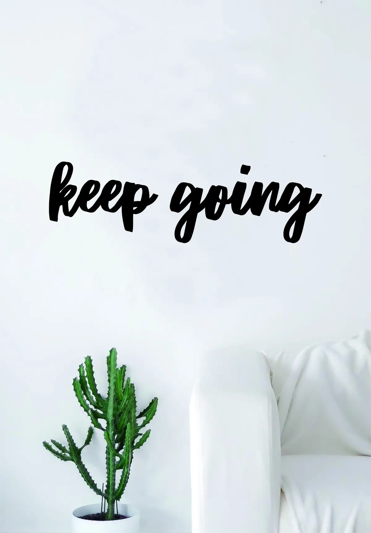Keep Going V2 Quote Wall Decal Sticker Bedroom Living Room Art Vinyl Inspirational 1