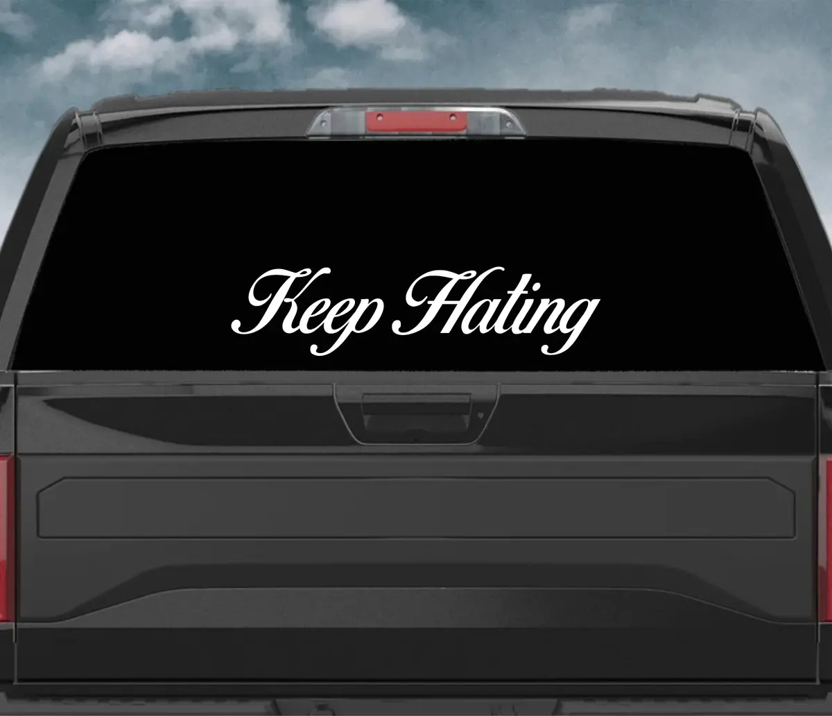 Keep Hating Wall Decal Car Truck Window Windshield Jdm Sticker Vinyl Lettering Quote Drift Boy Girl Funny Sadboyz Racing Men Broken Heart Club 1