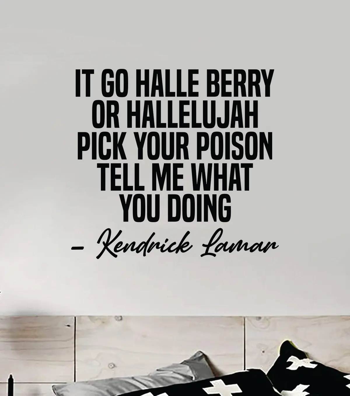 Money Trees Wall Decal Sticker Vinyl Art Bedroom Home Decor Inspirational Motivational Boys Girls Lyrics Music Rap Hip Hop Kendrick Lamar 1