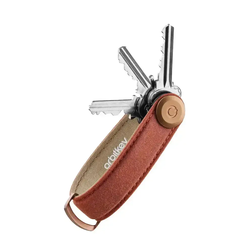 Orbitkey - Key Organiser Waxed Canvas - Organizer Do Kluczy Materiałowy 1