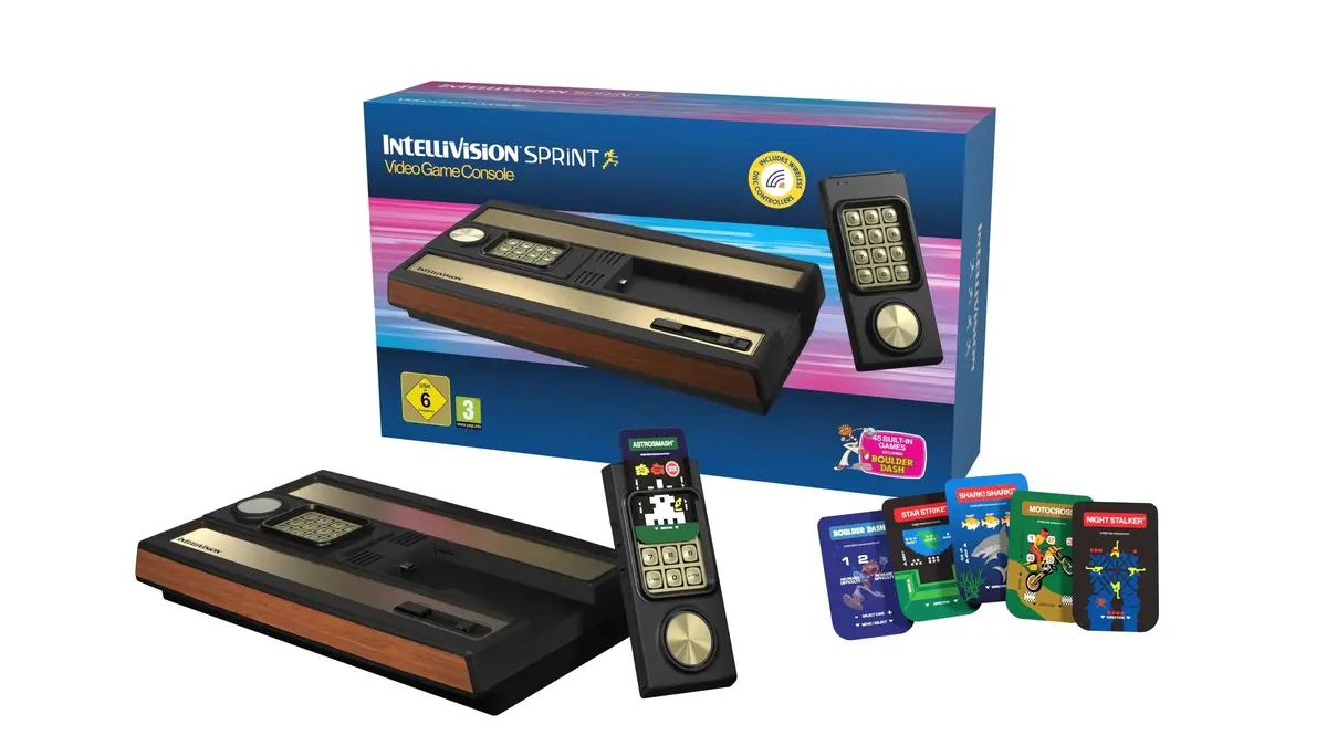 Atari - Intellivision Sprint - Konsola Telewizyjna Retro Z Kontrolerami 1
