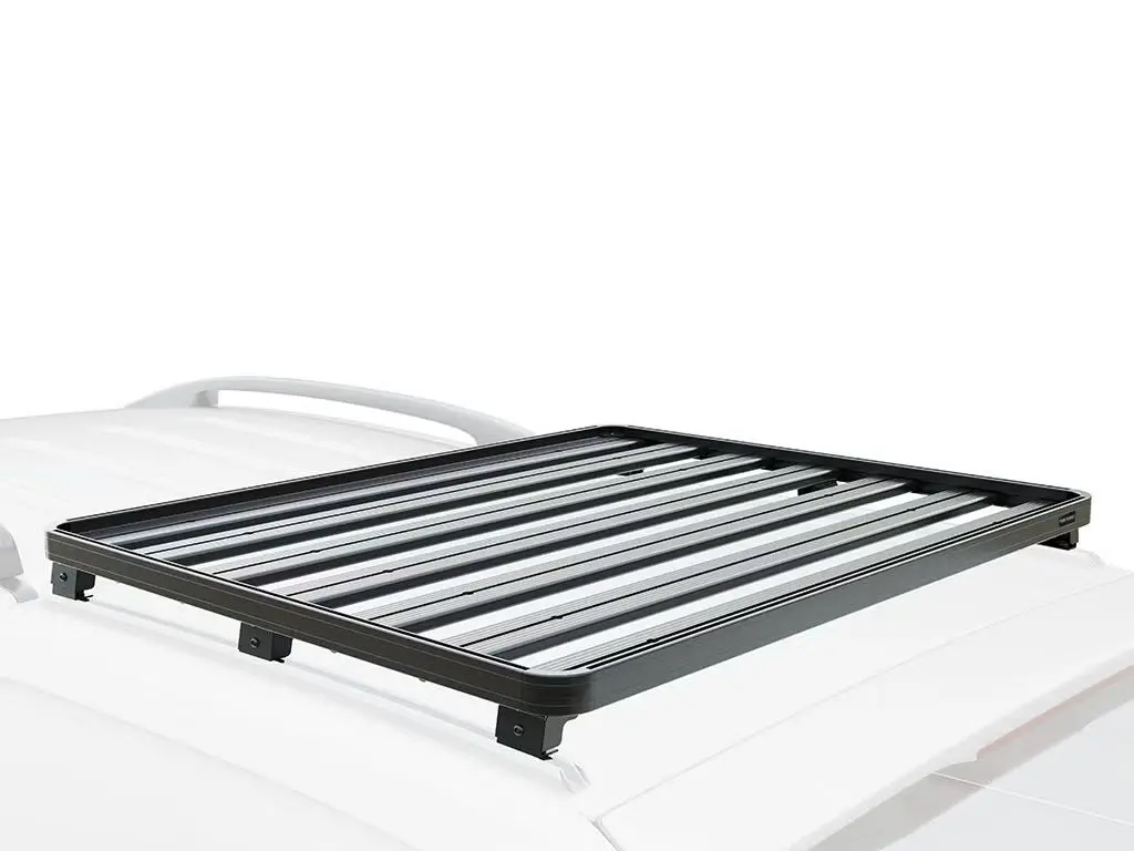 Front Runner Slimline Ii Rack Kit For Truck Canopy Or Trailer – Fits Oem Tracks, Tall, 1475(W) X 1358(L), Black Aluminum 1