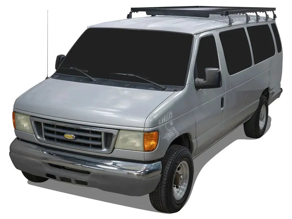 Front Runner Slimline Ii 3/4 Roof Rack Kit 1992-14 Fits Ford E150/E250/E350 Extended Cab 1