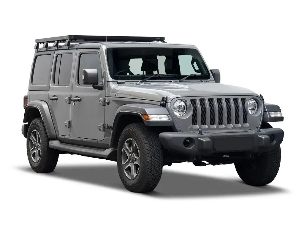 Front Runner Slimline Ii 1/2 Roof Rack Kit 2018-Current Fits Jeep Wrangler Jl 4 Door 1