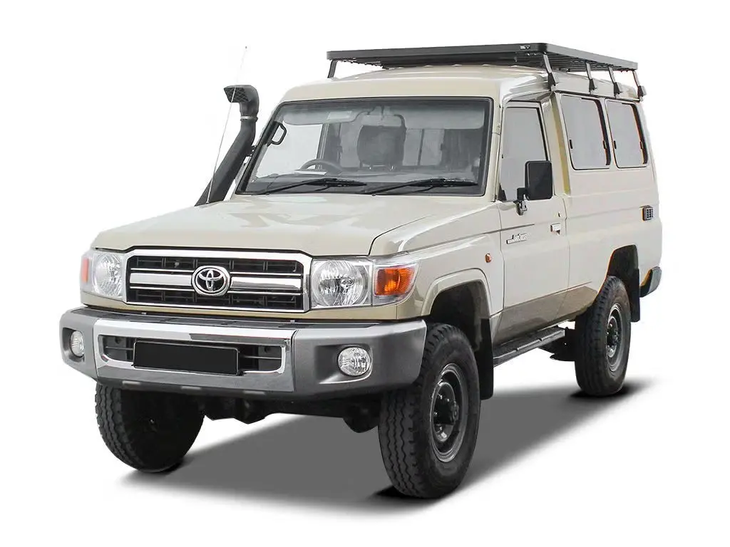 Front Runner Slimline Ii 3/4 Roof Rack Kit / Tall For Suv – Fits Toyota Land Cruiser 78 Series – 1964Mm Black Aluminum Cargo Rack (1Pc) 1