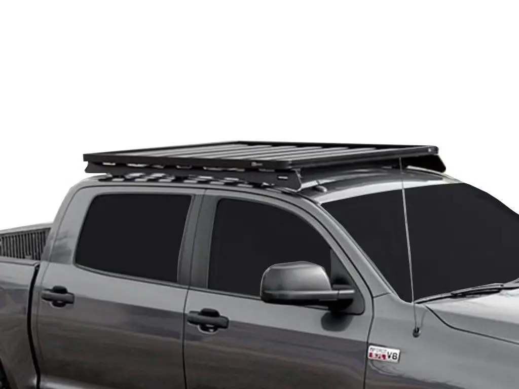 Front Runner Slimline Ii Roof Rack Kit For Truck – Fits 2007-2021 Toyota Tundra Crew Max – Black Aluminum, Low-Profile Cargo Rack (1Pc) 1