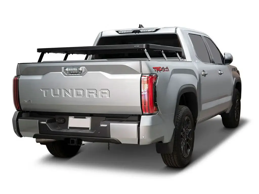 Front Runner Slimline Ii Load Bed Rack Kit – Fits Toyota Tundra Crewmax 5.5’ (2007-Current) – Full-Size Cargo Rack, Black Aluminum (1Pc) 1
