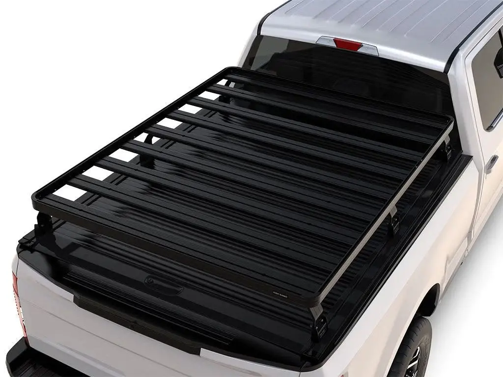 Front Runner Slimline Ii Load Bed Rack Kit For Truck – Fits 2005-Current Toyota Tacoma With Retrax Xr 6” – Black Aluminum, Heavy-Duty Design (1Pc) 1