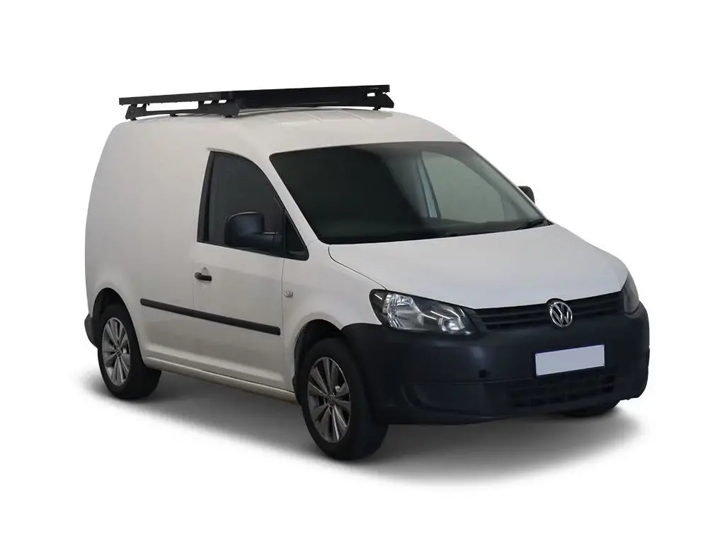 Front Runner Slimline Ii Roof Rack Kit For Van – Fits 2015–2020 Volkswagen Caddy Swb – Black Aluminum, Full-Size, No-Drill Install (1Pc) 1