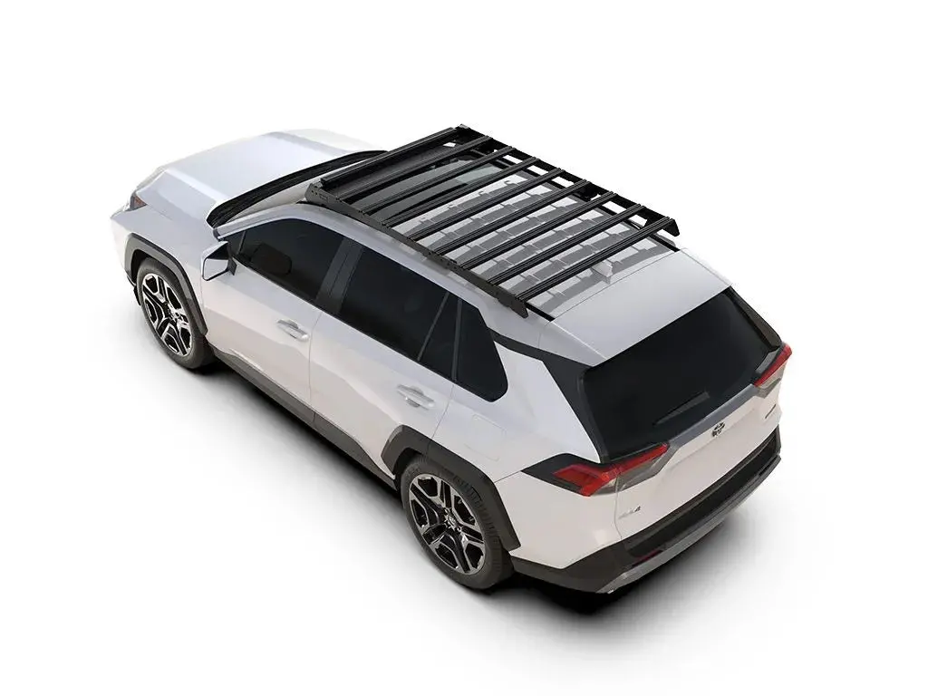 Front Runner Slimsport Roof Rack Kit For Suv – Fits 2019-Current Toyota Rav4 – Black Aluminum Low-Profile Rack, Light Bar Ready (1Pc) 1