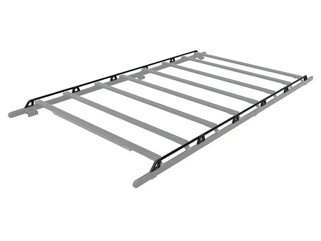 Front Runner Slimpro Van Rack Expedition Rails For Van – Fits 2569Mm Roof Rack Tray – Black Aluminum, 2417(L) X 20(W), Heavy-Duty Side Rail Design (1Pc) 1