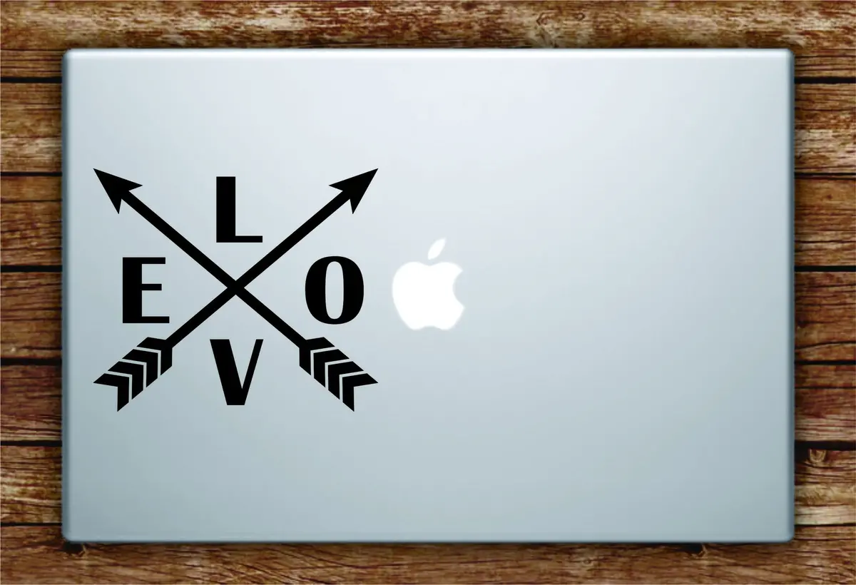 Love Arrows Laptop Decal Sticker Vinyl Art Quote Macbook Apple Decor Quote Cute 1