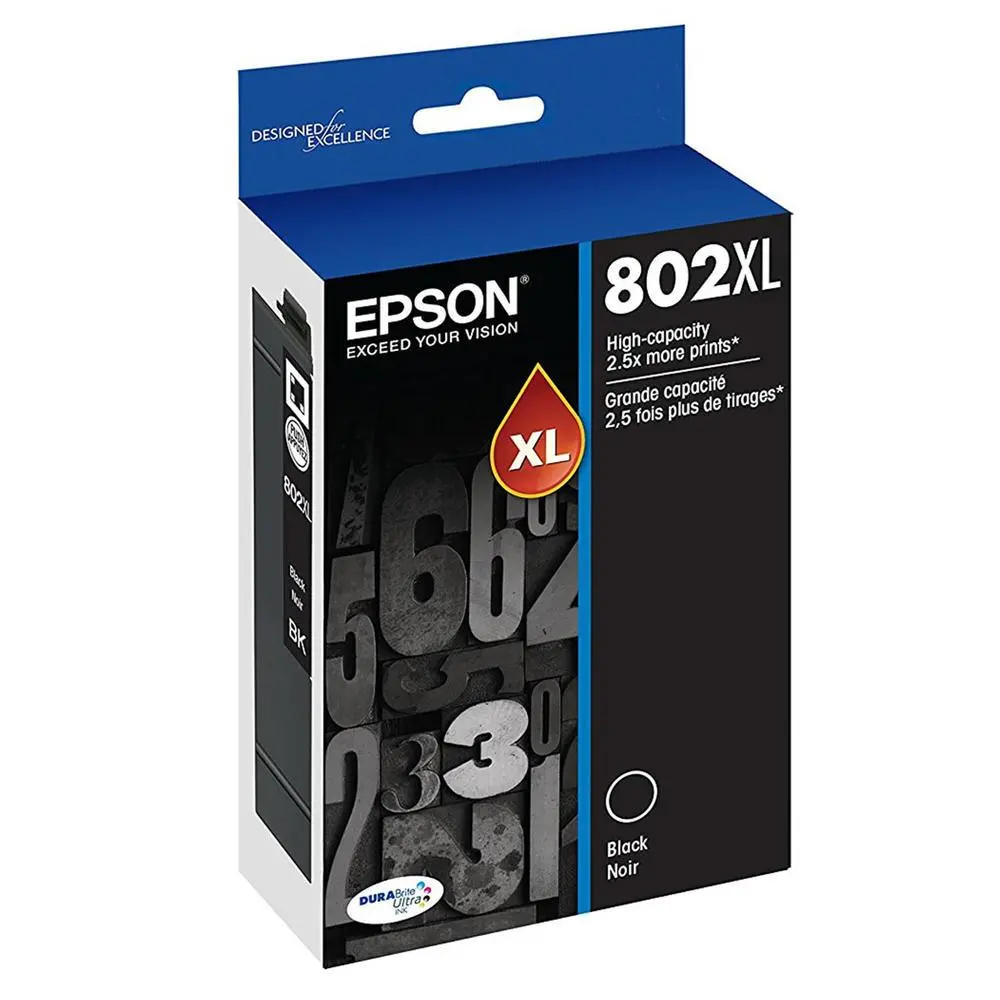 T802xl120-S Epson T802 Hc Db Ul Blk Ink 1
