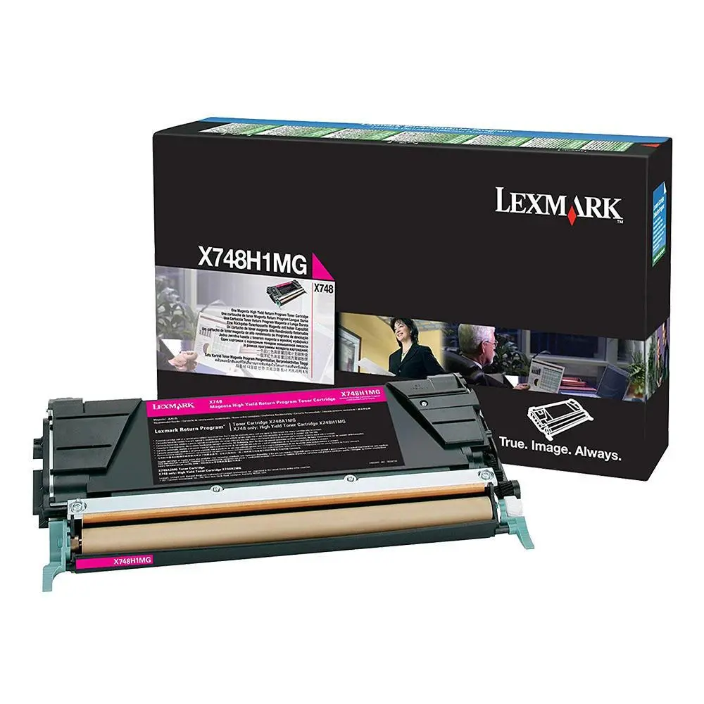 X748h1mg Lexmark X748 Magenta High Yield Ret. Pgm Toner 10K 1